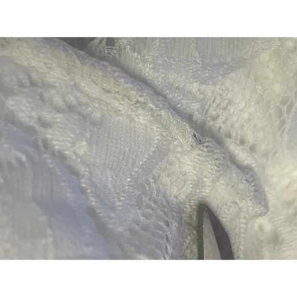 LULU'S XS Passionate Charisma White Lace Strapless Mermaid Maxi Dress B135 - Picture 10 of 10